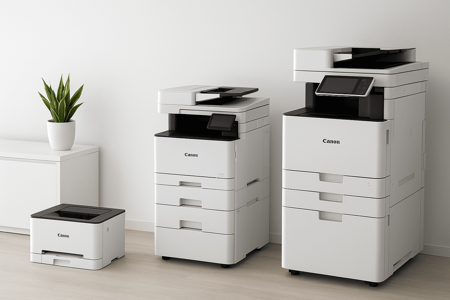 Echipamente Canon pentru închiriere – imprimantă A4, multifuncțională A3 și copiator A3